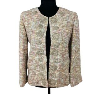 LINDA LUNDSTROM TWEED WOOL BLEND VINTAGE BLAZER 8